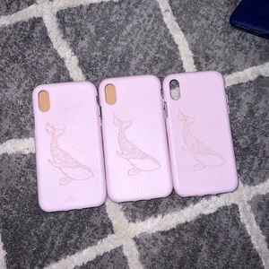 Pela phone case iphone X/XS pink - whale